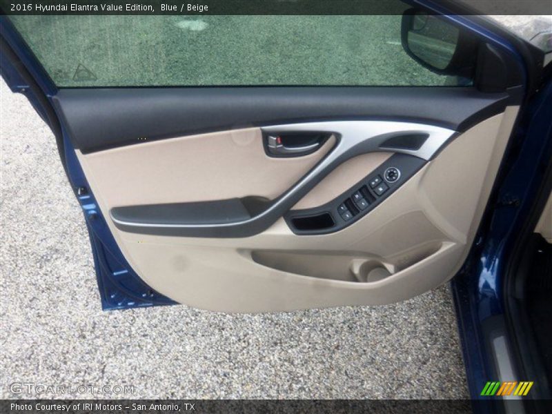 Blue / Beige 2016 Hyundai Elantra Value Edition