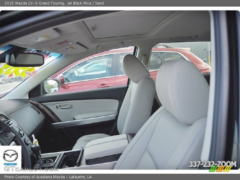 Jet Black Mica / Sand 2015 Mazda CX-9 Grand Touring