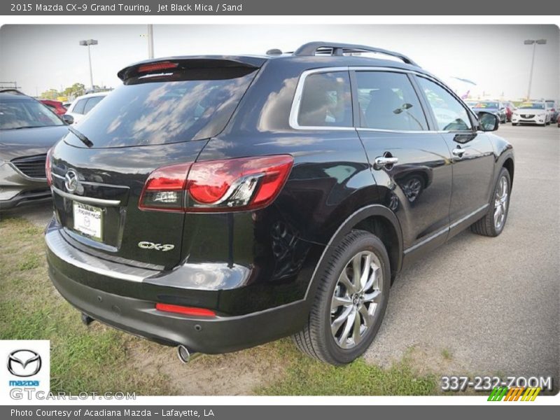 Jet Black Mica / Sand 2015 Mazda CX-9 Grand Touring