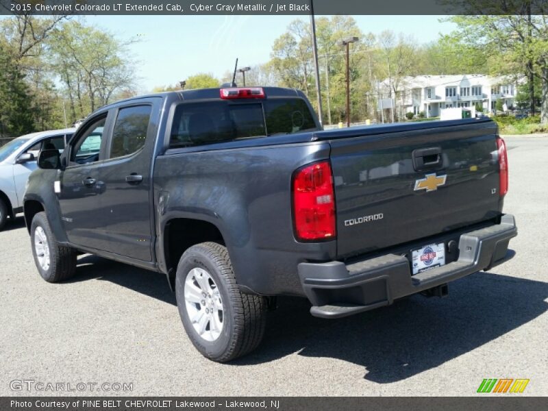 Cyber Gray Metallic / Jet Black 2015 Chevrolet Colorado LT Extended Cab