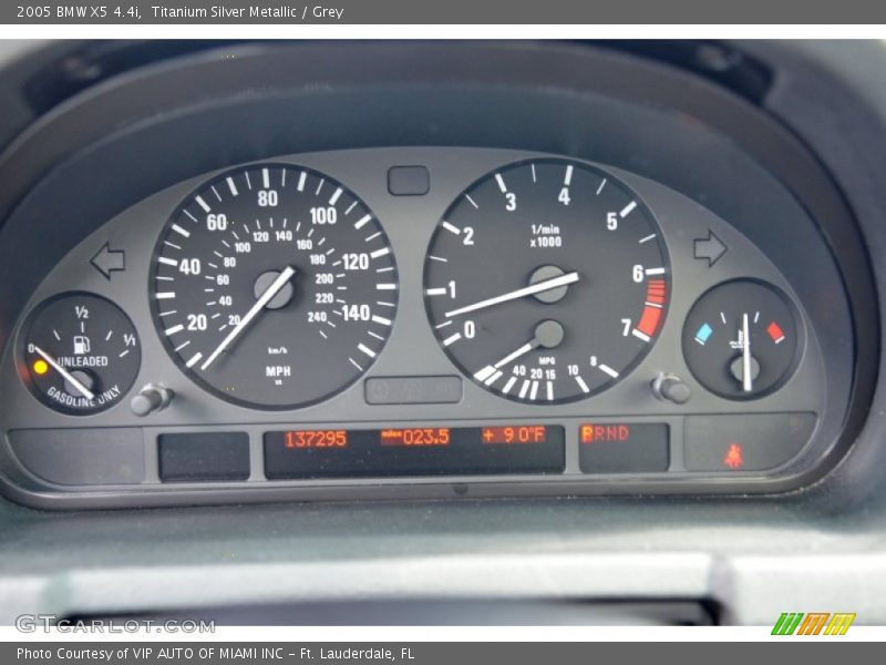  2005 X5 4.4i 4.4i Gauges