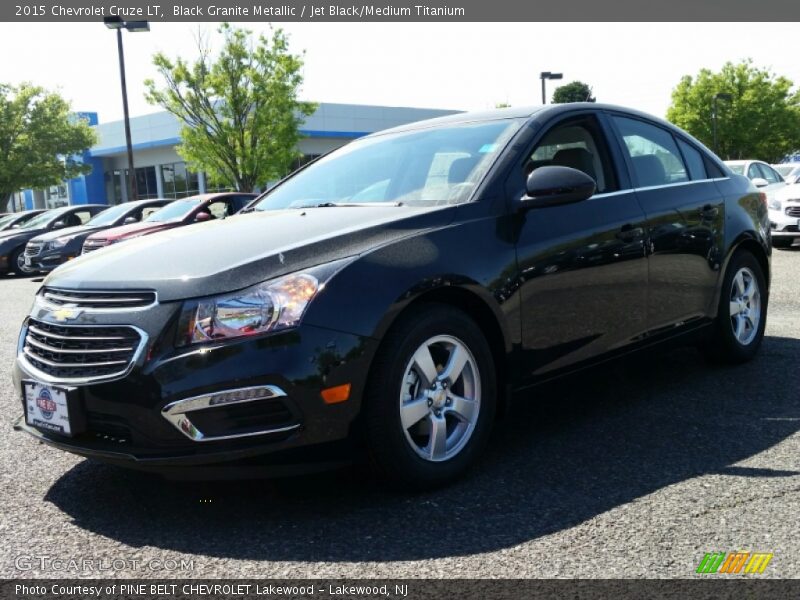 Black Granite Metallic / Jet Black/Medium Titanium 2015 Chevrolet Cruze LT