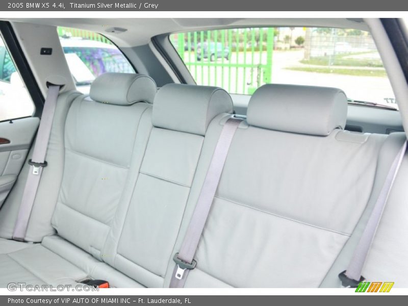 Titanium Silver Metallic / Grey 2005 BMW X5 4.4i