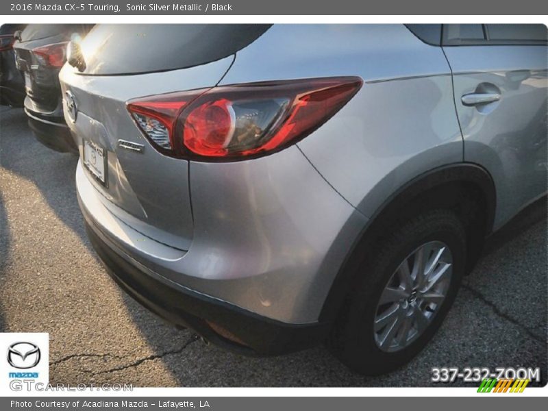 Sonic Silver Metallic / Black 2016 Mazda CX-5 Touring