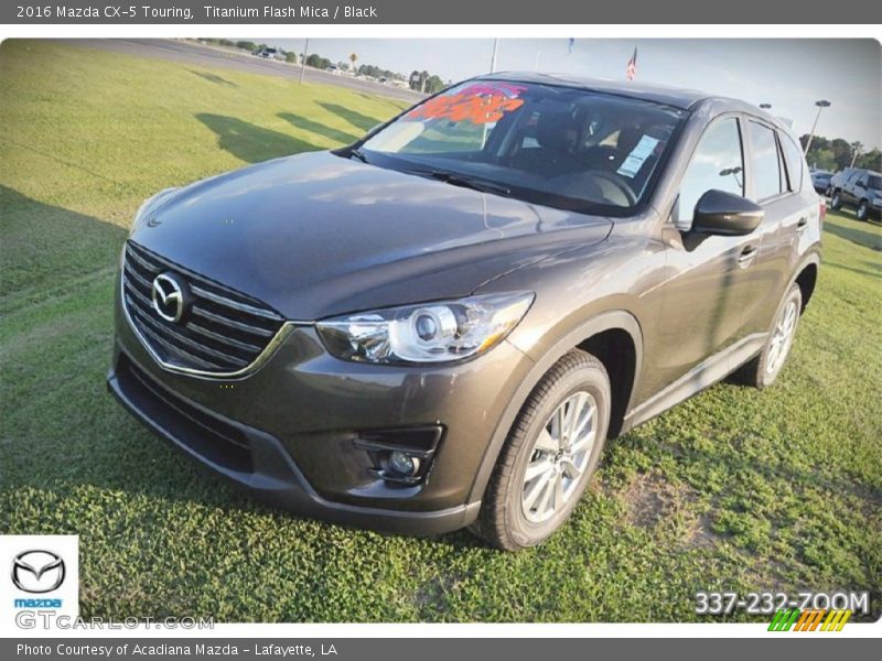 Titanium Flash Mica / Black 2016 Mazda CX-5 Touring