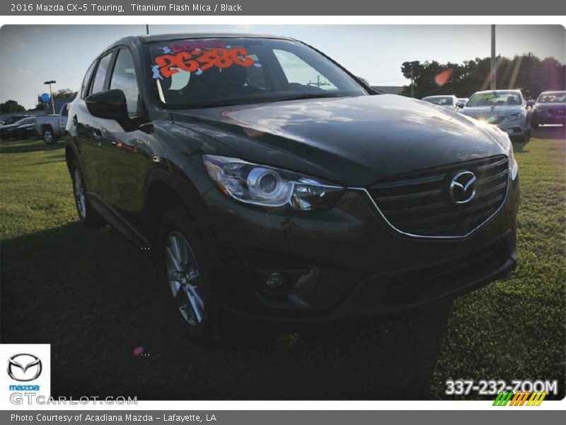 Titanium Flash Mica / Black 2016 Mazda CX-5 Touring