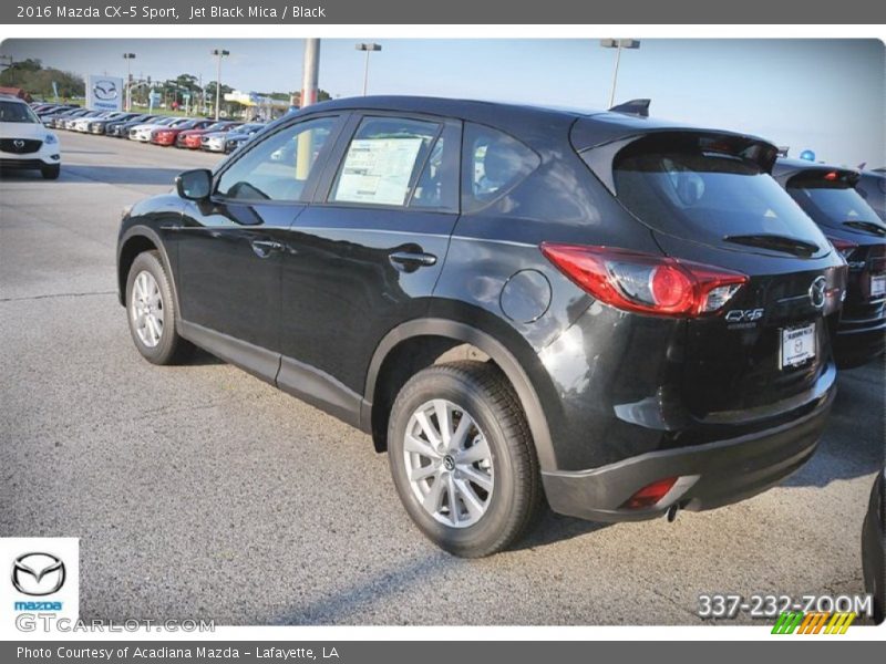 Jet Black Mica / Black 2016 Mazda CX-5 Sport