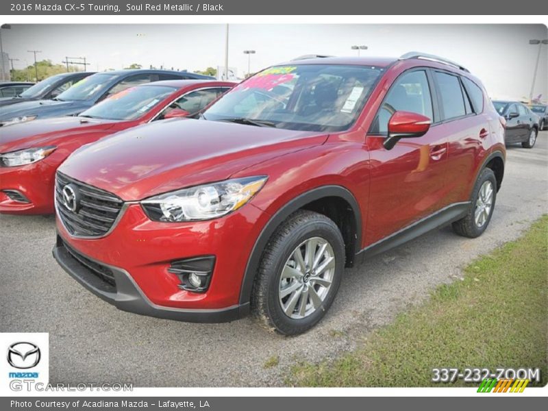 Soul Red Metallic / Black 2016 Mazda CX-5 Touring