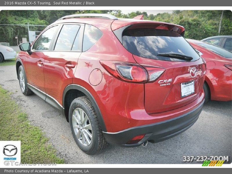 Soul Red Metallic / Black 2016 Mazda CX-5 Touring