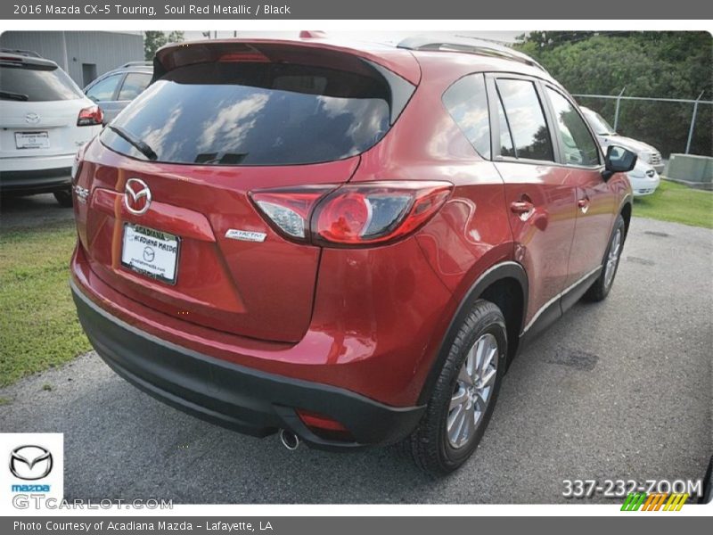 Soul Red Metallic / Black 2016 Mazda CX-5 Touring