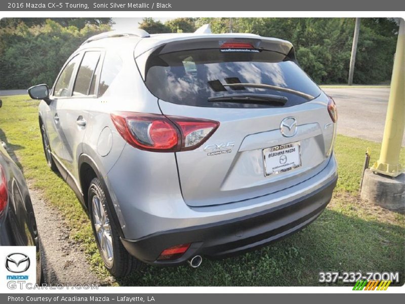 Sonic Silver Metallic / Black 2016 Mazda CX-5 Touring