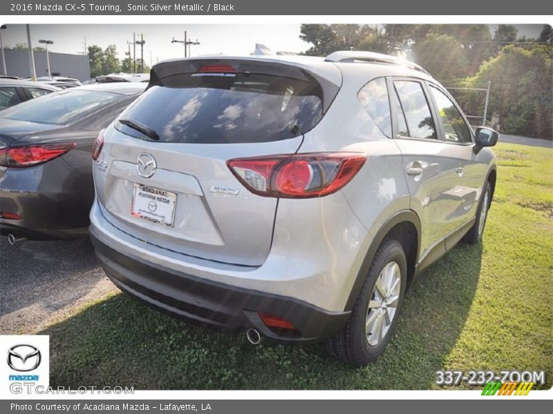 Sonic Silver Metallic / Black 2016 Mazda CX-5 Touring