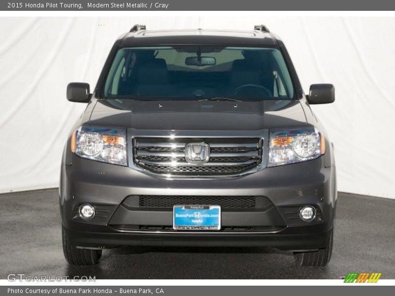 Modern Steel Metallic / Gray 2015 Honda Pilot Touring