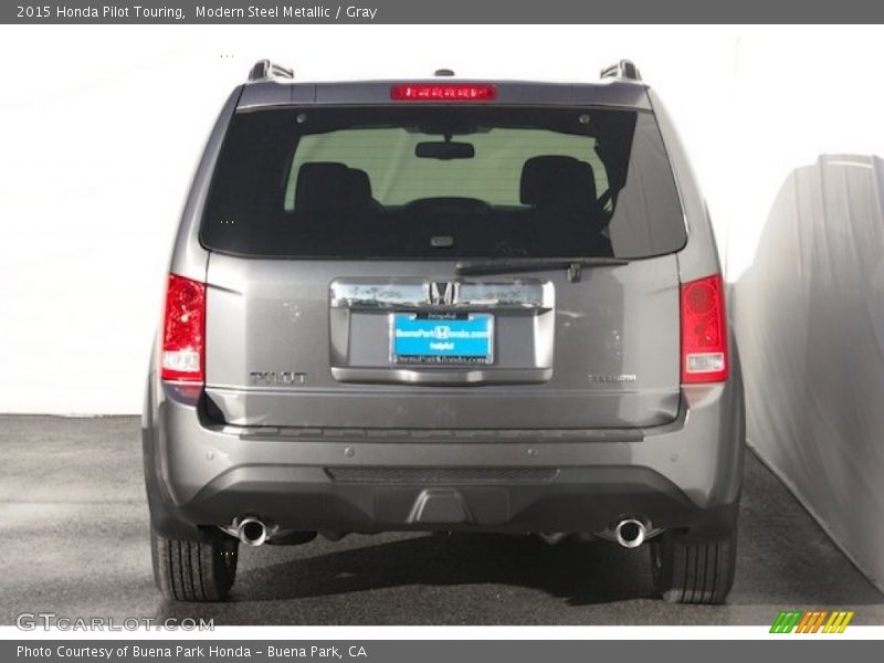 Modern Steel Metallic / Gray 2015 Honda Pilot Touring