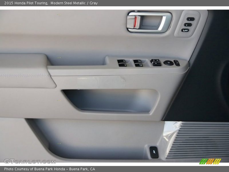 Modern Steel Metallic / Gray 2015 Honda Pilot Touring