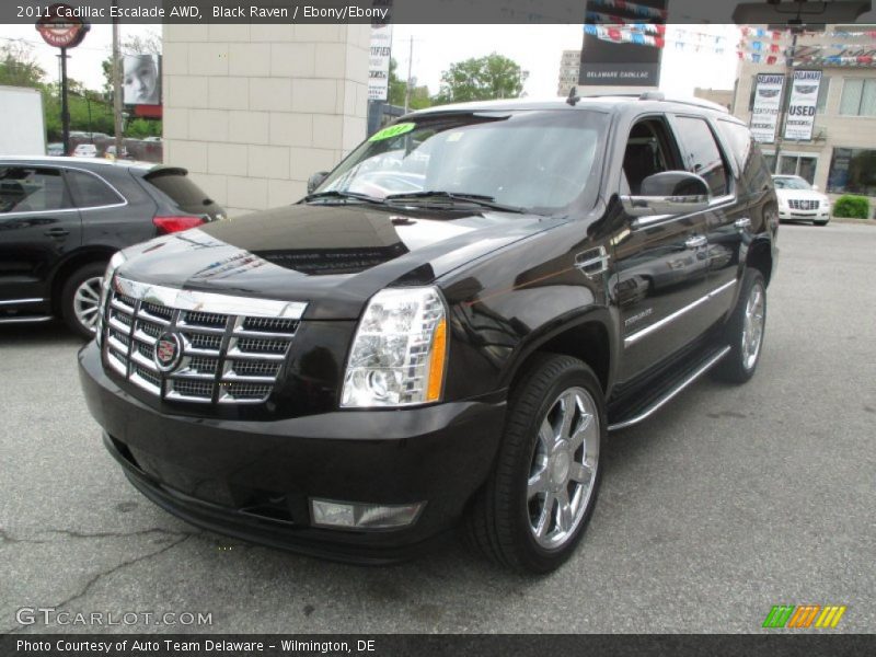 Black Raven / Ebony/Ebony 2011 Cadillac Escalade AWD