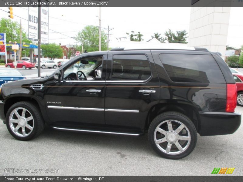 Black Raven / Ebony/Ebony 2011 Cadillac Escalade AWD