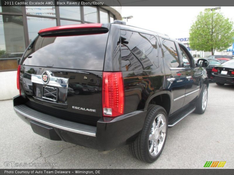 Black Raven / Ebony/Ebony 2011 Cadillac Escalade AWD