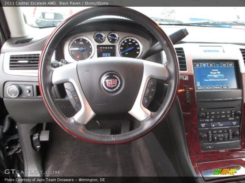 Black Raven / Ebony/Ebony 2011 Cadillac Escalade AWD
