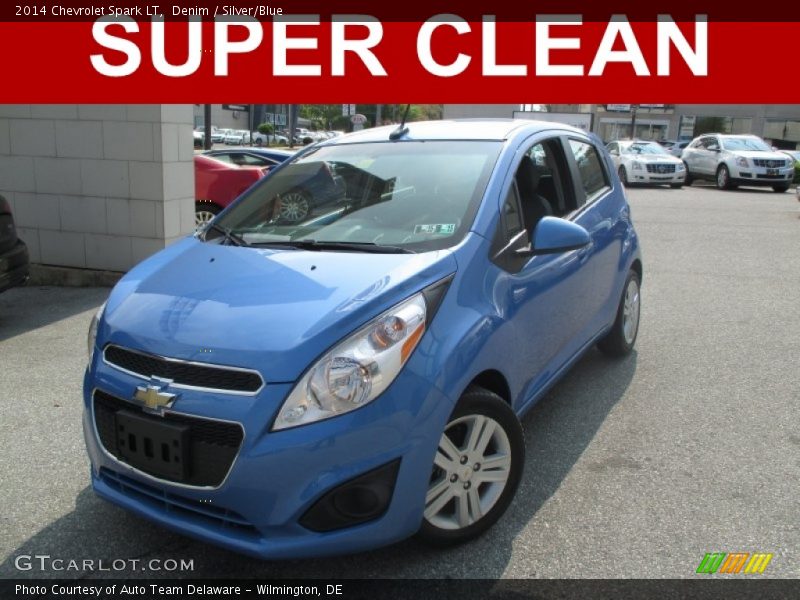 Denim / Silver/Blue 2014 Chevrolet Spark LT