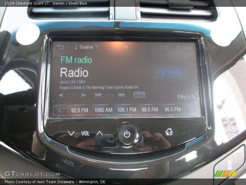 Denim / Silver/Blue 2014 Chevrolet Spark LT