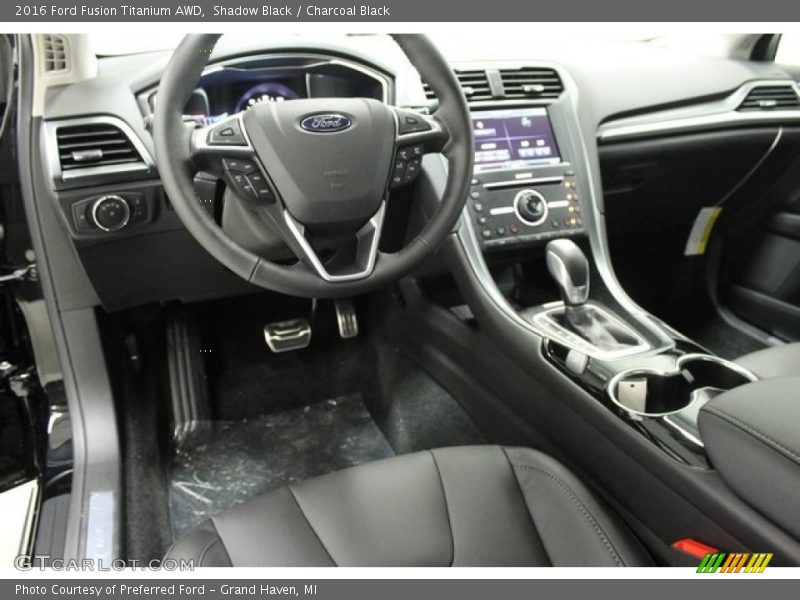 Shadow Black / Charcoal Black 2016 Ford Fusion Titanium AWD