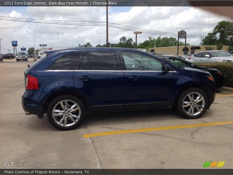 Dark Blue Pearl Metallic / Charcoal Black 2012 Ford Edge Limited