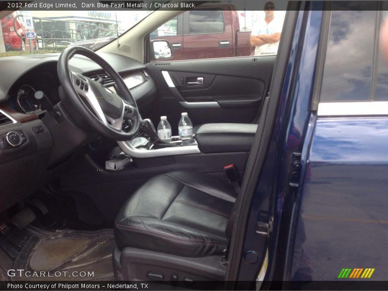 Dark Blue Pearl Metallic / Charcoal Black 2012 Ford Edge Limited