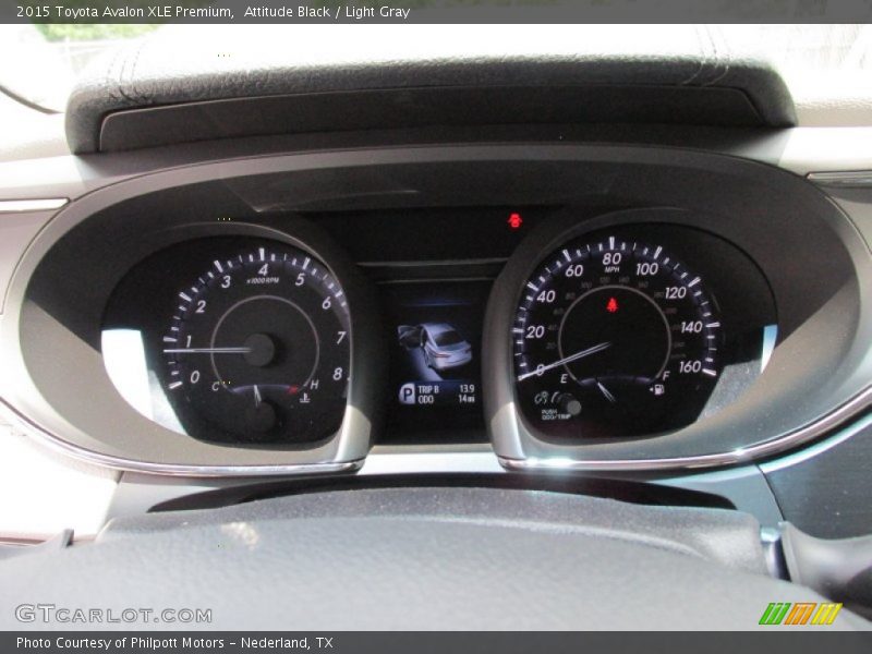 Attitude Black / Light Gray 2015 Toyota Avalon XLE Premium