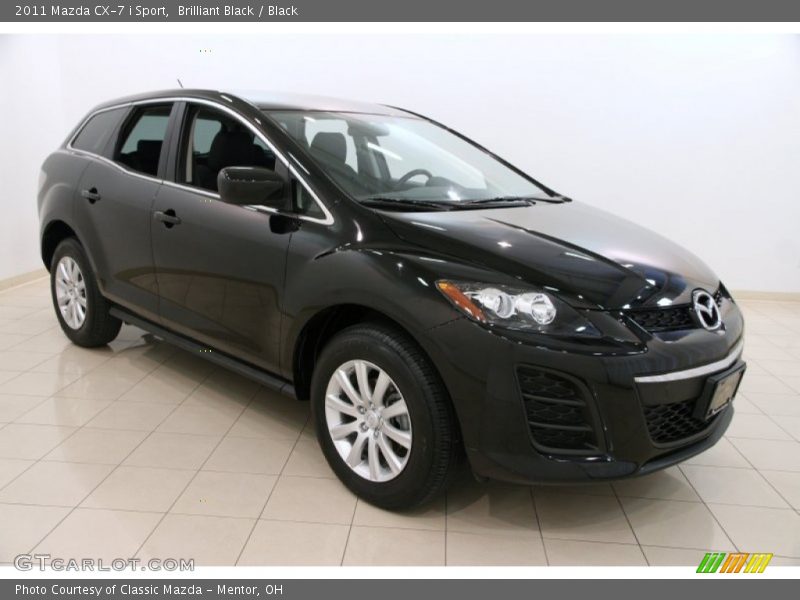 Brilliant Black / Black 2011 Mazda CX-7 i Sport