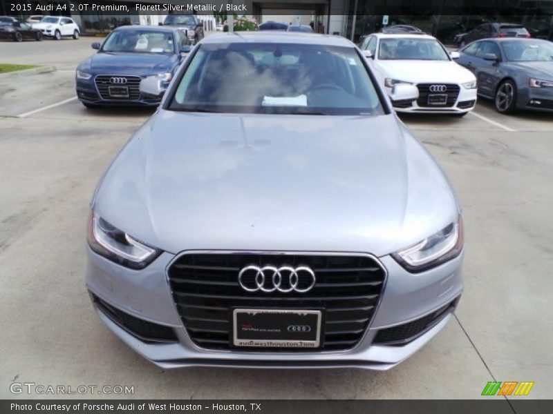 Florett Silver Metallic / Black 2015 Audi A4 2.0T Premium