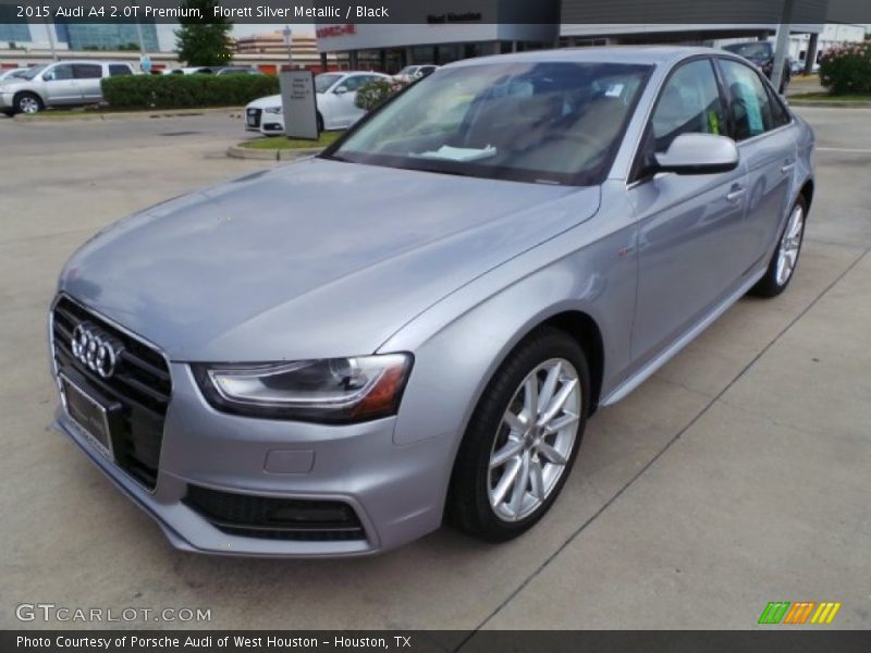 Florett Silver Metallic / Black 2015 Audi A4 2.0T Premium