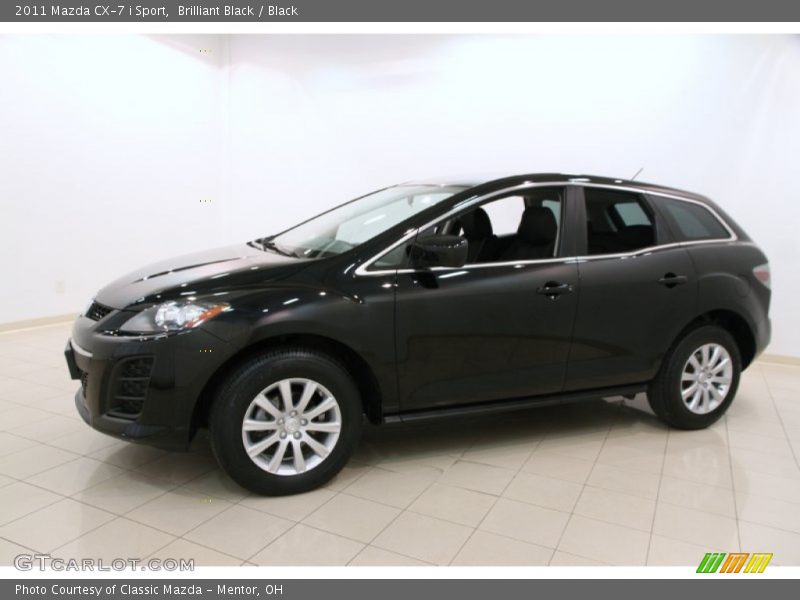 Brilliant Black / Black 2011 Mazda CX-7 i Sport