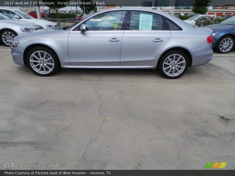 Florett Silver Metallic / Black 2015 Audi A4 2.0T Premium