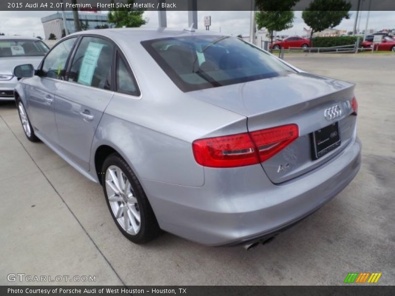 Florett Silver Metallic / Black 2015 Audi A4 2.0T Premium