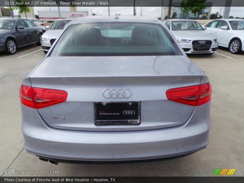 Florett Silver Metallic / Black 2015 Audi A4 2.0T Premium