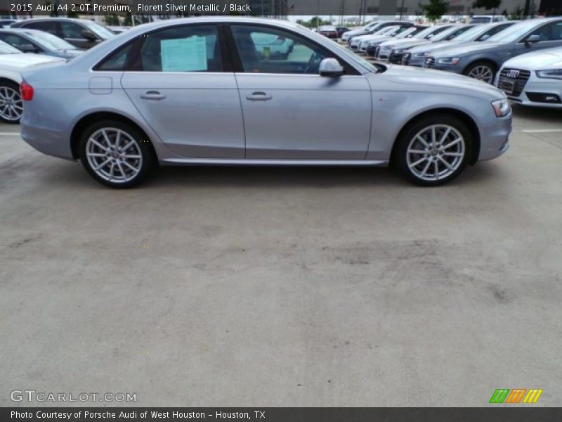Florett Silver Metallic / Black 2015 Audi A4 2.0T Premium