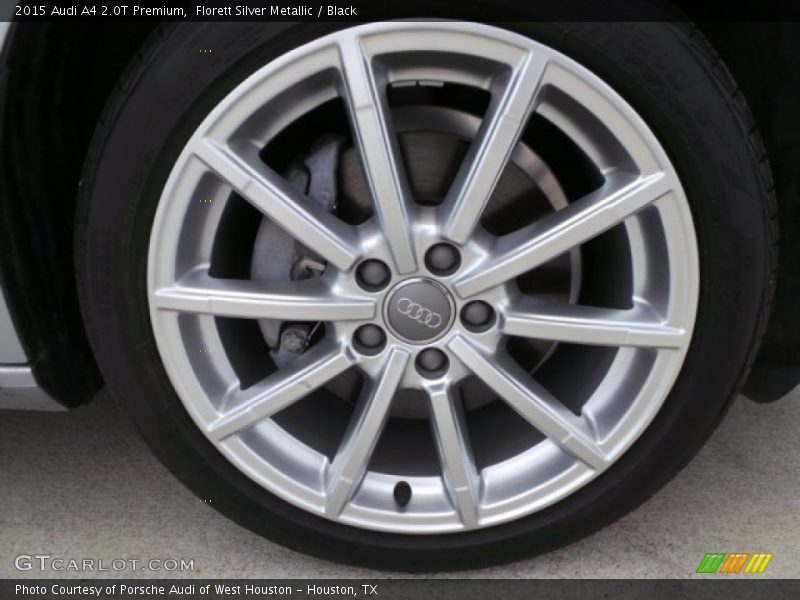Florett Silver Metallic / Black 2015 Audi A4 2.0T Premium