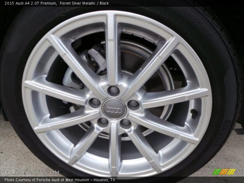 Florett Silver Metallic / Black 2015 Audi A4 2.0T Premium