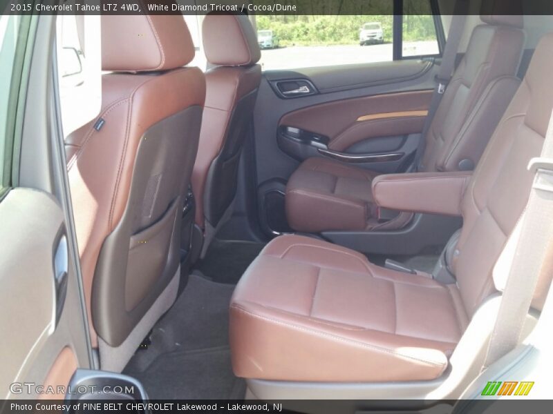 White Diamond Tricoat / Cocoa/Dune 2015 Chevrolet Tahoe LTZ 4WD