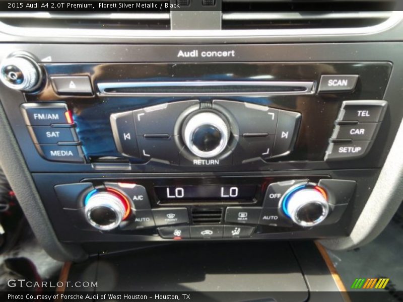 Florett Silver Metallic / Black 2015 Audi A4 2.0T Premium