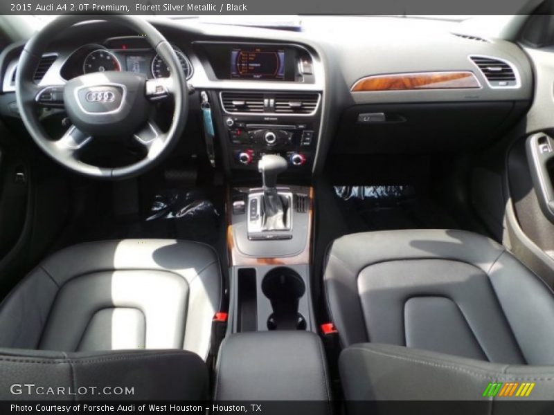 Florett Silver Metallic / Black 2015 Audi A4 2.0T Premium