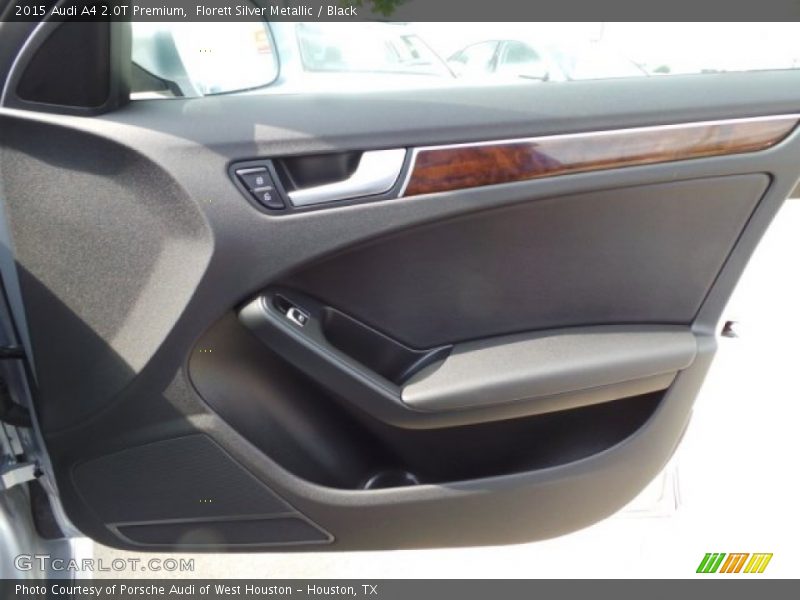 Florett Silver Metallic / Black 2015 Audi A4 2.0T Premium