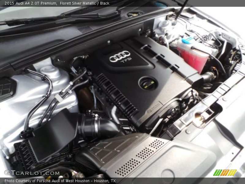 Florett Silver Metallic / Black 2015 Audi A4 2.0T Premium