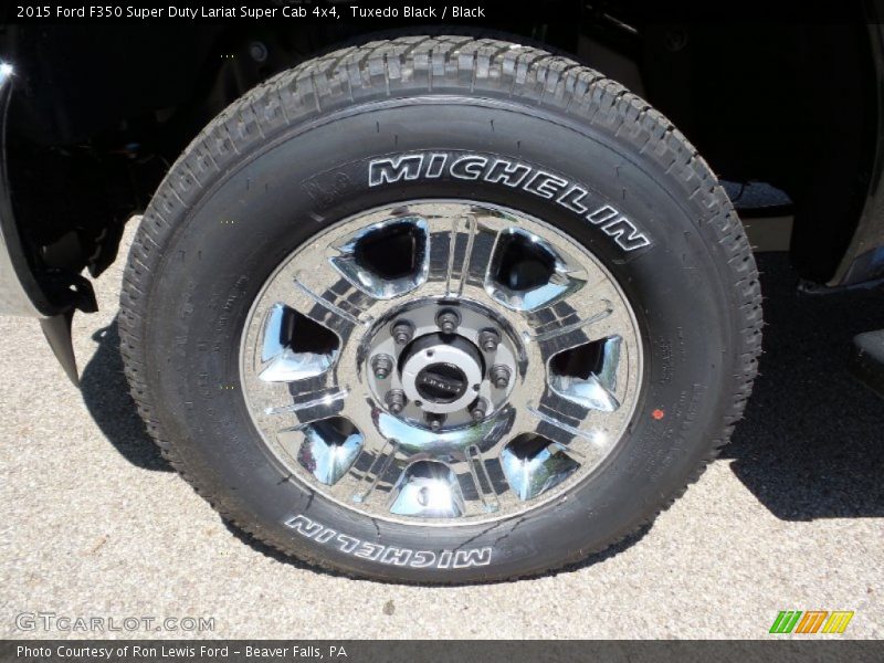 Tuxedo Black / Black 2015 Ford F350 Super Duty Lariat Super Cab 4x4