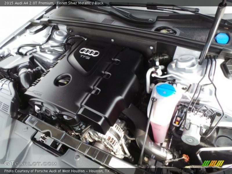 Florett Silver Metallic / Black 2015 Audi A4 2.0T Premium