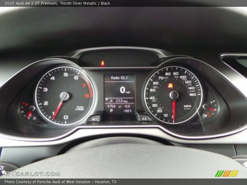 Florett Silver Metallic / Black 2015 Audi A4 2.0T Premium