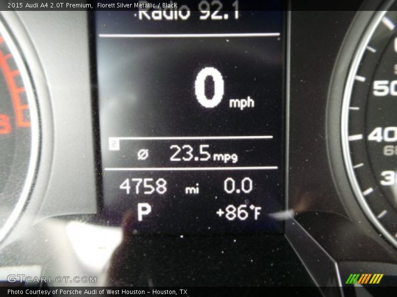Florett Silver Metallic / Black 2015 Audi A4 2.0T Premium