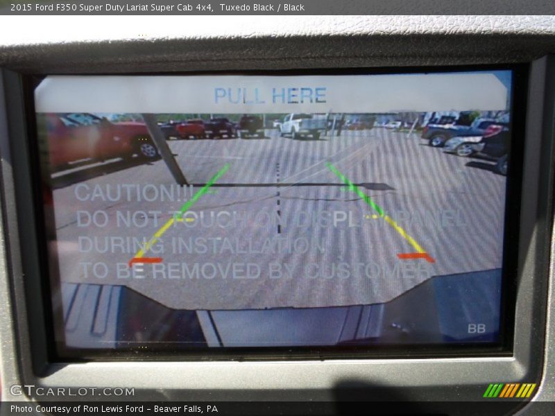 Tuxedo Black / Black 2015 Ford F350 Super Duty Lariat Super Cab 4x4