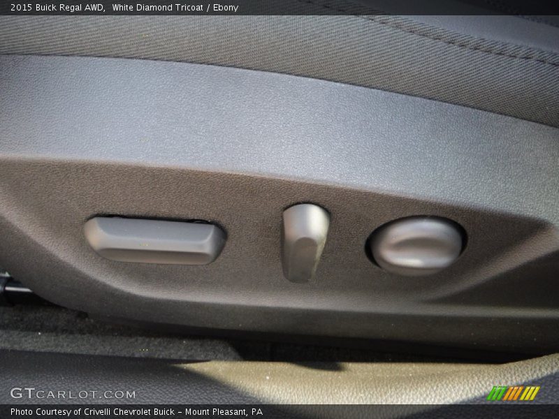 White Diamond Tricoat / Ebony 2015 Buick Regal AWD